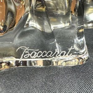 Baccarat crystal elephant